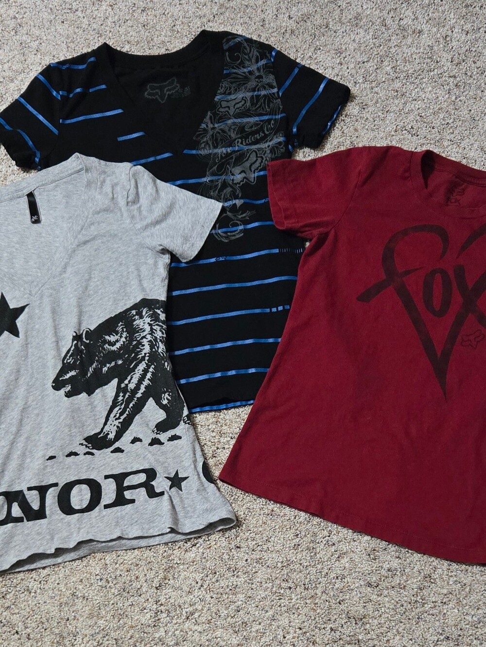 Lot Of Fox Fox Riders Nor Cal Tees S